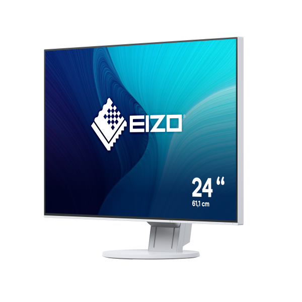 EIZO MONITOR 24,1 LED IPS 16:10 1920X1200 350 CDM, DVI/DP/HDMI, PIVOT, FLEXSCAN EV2456-WT, BIANCO