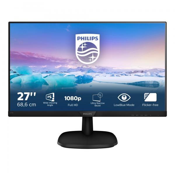 PHILIPS MONITOR 27 LED IPS 16:9 4MS 250CDM FHD VGA / HDMI MULTIMEDIALE TS