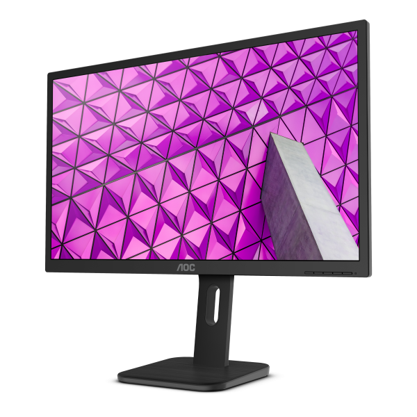 AOC MONITOR 23,8 LED IPS 16:9 FHD 5MS 250 CDM, PIVOT, VGA/DVI/DP/HDMI, MULTIMEDIALE