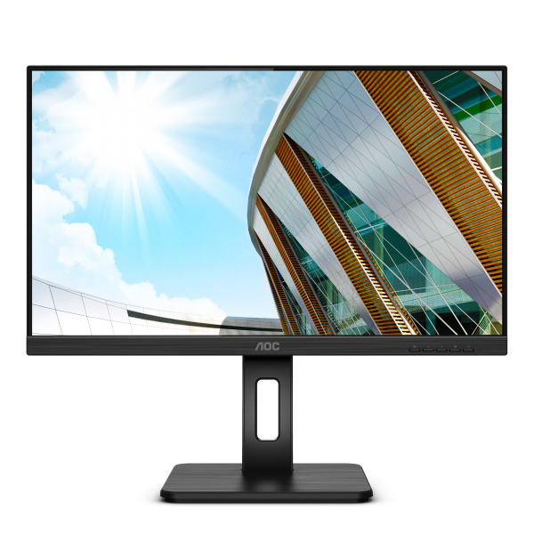 AOC MONITOR 23,8 LED IPS 16:9 FHD 4MS 250 CDM, PIVOT, VGA/DVI/DP/HDMI, MULTIMEDIALE