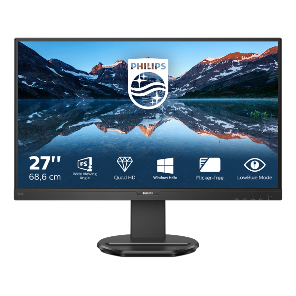 PHILIPS MONITOR 27 LED IPS 16:9 2560 x 1440 350 CDM, USB-C, PIVOT, DP/HDMI, MULTIMEDIALE SCATOLA APERTA