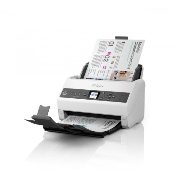 EPSON SCANNER DOCUMENTALE WORKFORCE DS-730N A4 600 DPI, ADF, FRONTE/RETRO, USB/LAN