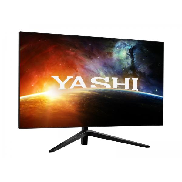 YASHI MONITOR 27 LED IPS 16:9 2K QHD 2MS 350CDM, VGA/DVI/HDMI, FRAMELESS, MULTIMEDIALE