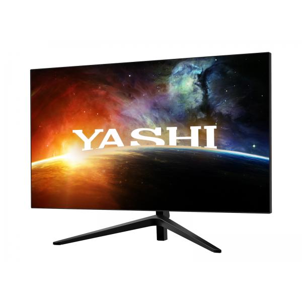 YASHI MONITOR 27 LED IPS 16:9 2K QHD 2MS 350CDM, VGA/DVI/HDMI, FRAMELESS, MULTIMEDIALE