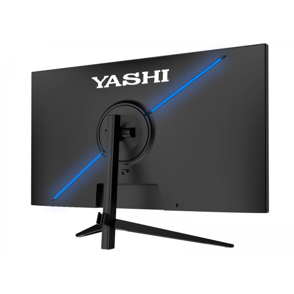 YASHI MONITOR 27 LED IPS 16:9 2K QHD 2MS 350CDM, VGA/DVI/HDMI, FRAMELESS, MULTIMEDIALE