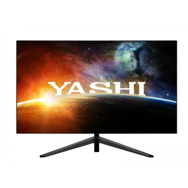 YASHI MONITOR 27 LED IPS 16:9 2K QHD 2MS 350CDM, VGA/DVI/HDMI, FRAMELESS, MULTIMEDIALE