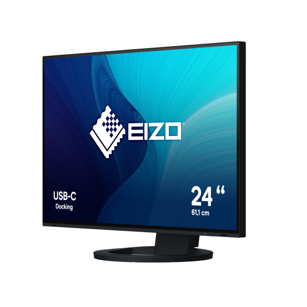 EIZO MONITOR 24,1 LED IPS 16:9 WUXGA 5MS 350 CDM, DP/HDMI, USB-C, PIVOT, MULTIMEDIALE, FLEXSCAN EV2485