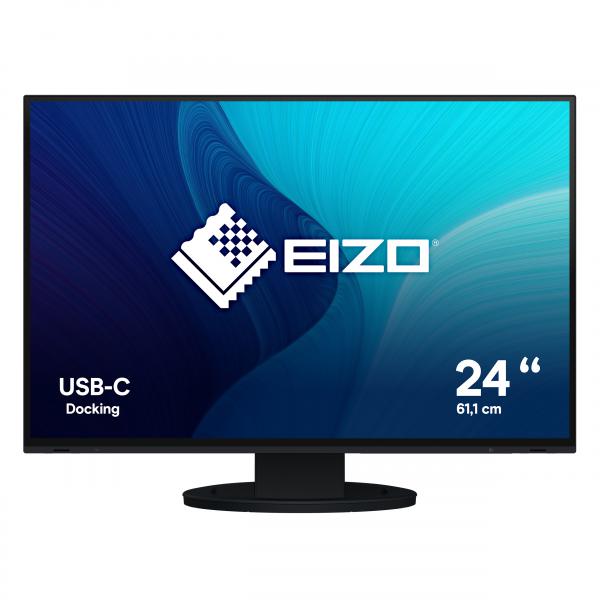 EIZO MONITOR 24,1 LED IPS 16:9 WUXGA 5MS 350 CDM, DP/HDMI, USB-C, PIVOT, MULTIMEDIALE, FLEXSCAN EV2485