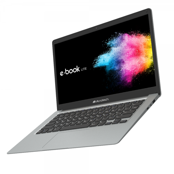 Microtek e-book Lite Computer portatile 35,8 cm (14.1") Full HD Intel Celeron N4020 4 GB LPDDR4-SDRAM 64 GB eMMC Wi-Fi 5 (802.11ac) Windows 10 Education Grigio