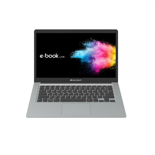 Microtek e-book Lite Computer portatile 35,8 cm (14.1") Full HD Intel Celeron N4020 4 GB LPDDR4-SDRAM 64 GB eMMC Wi-Fi 5 (802.11ac) Windows 10 Education Grigio