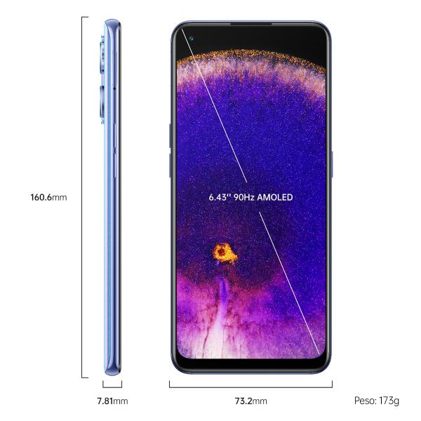 OPPO Find X5 Lite 8+256GB 6.43" 5G Startrails Blue DS EU