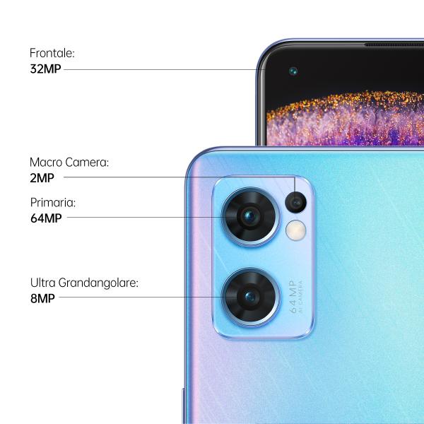 OPPO Find X5 Lite 8+256GB 6.43" 5G Startrails Blue DS EU