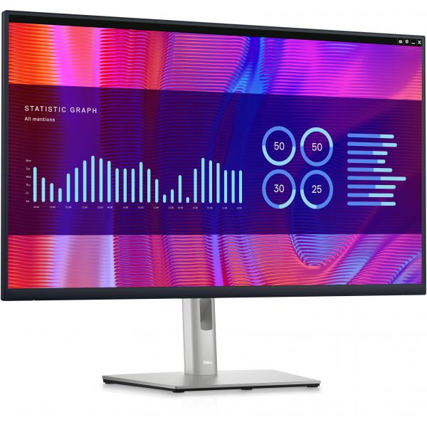 DELL MONITOR 31,5 LED 16:9 QHD 5MS 360CDM, HDMI,DP,PIVOT/P3223DE3 ANNI GAR INCL