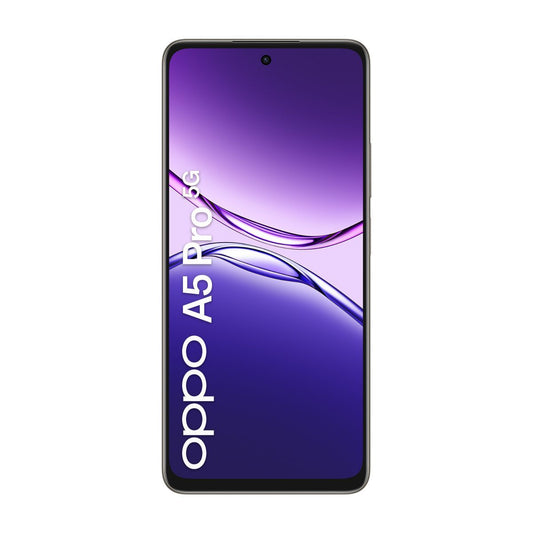 OPPO A5 Pro 5G Smartphone, Foto AI 50MP, Frontale 8MP, Display 6.67 120HZ LCD HD+, 5800mAh, RAM 8(Esp4GB/6GB/8GB)+ROM 256GB (esp1TB), IP69, [Versione Italia], Black Brown